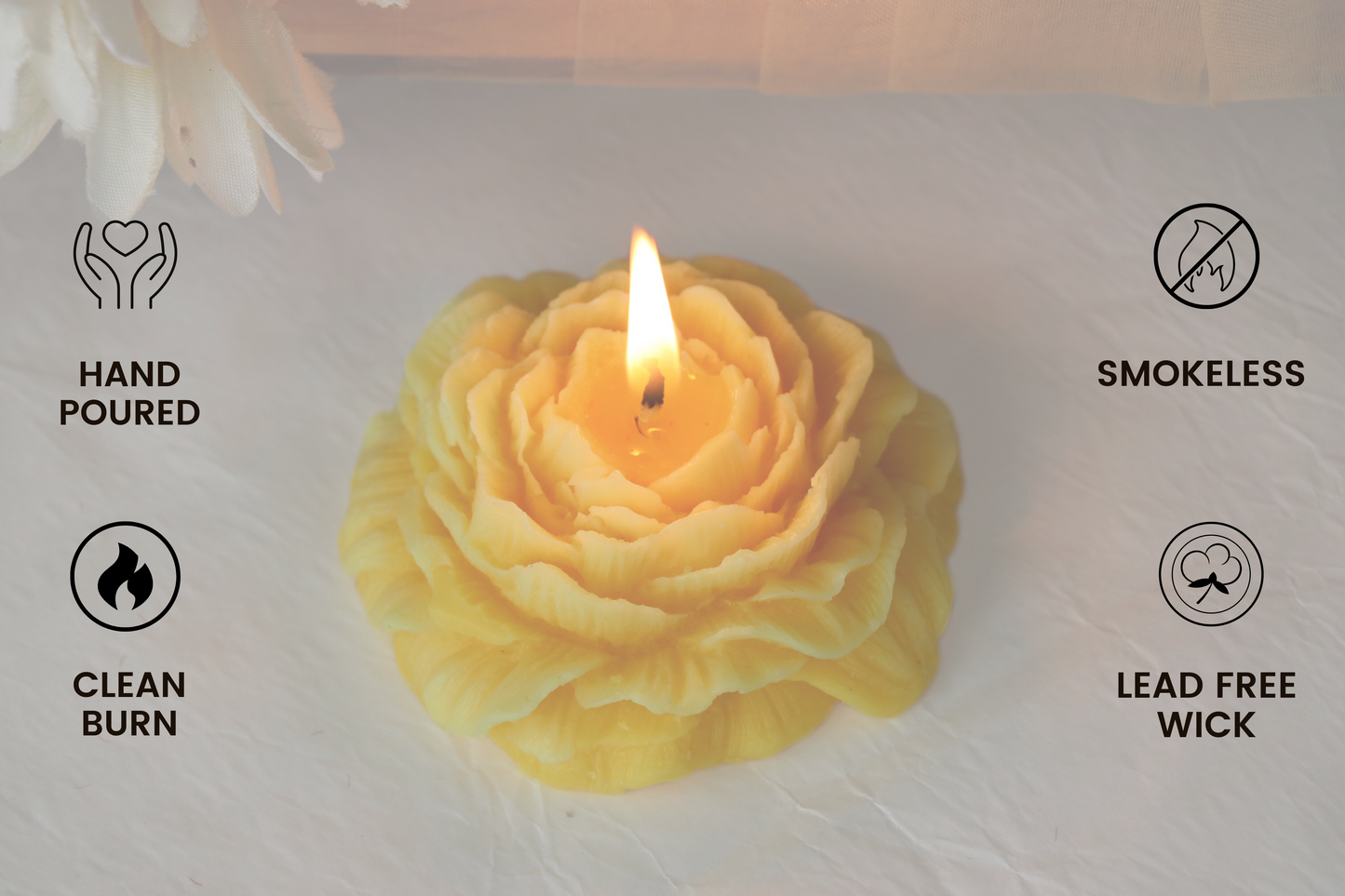 Peony Candle