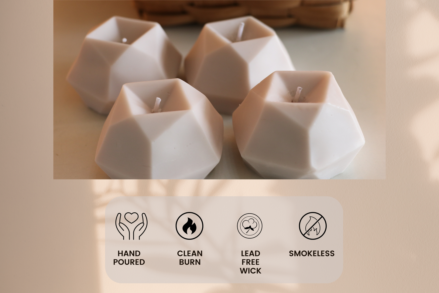 Diamond Cube Candles