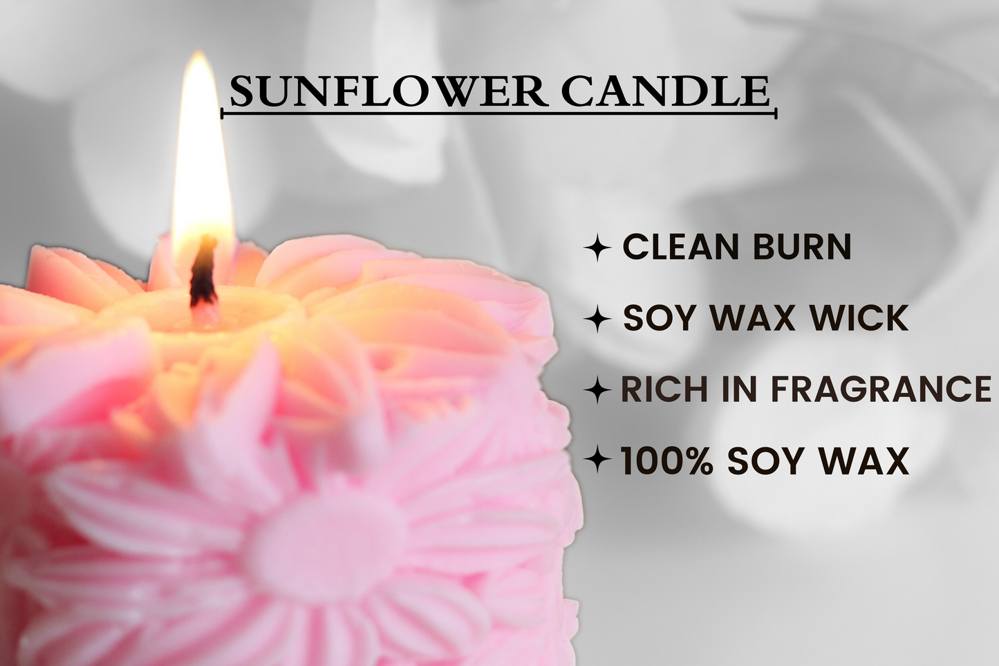 Sunflower Candles