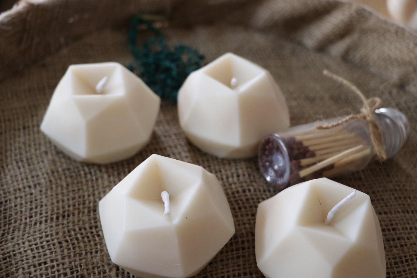 Diamond Cube Candles