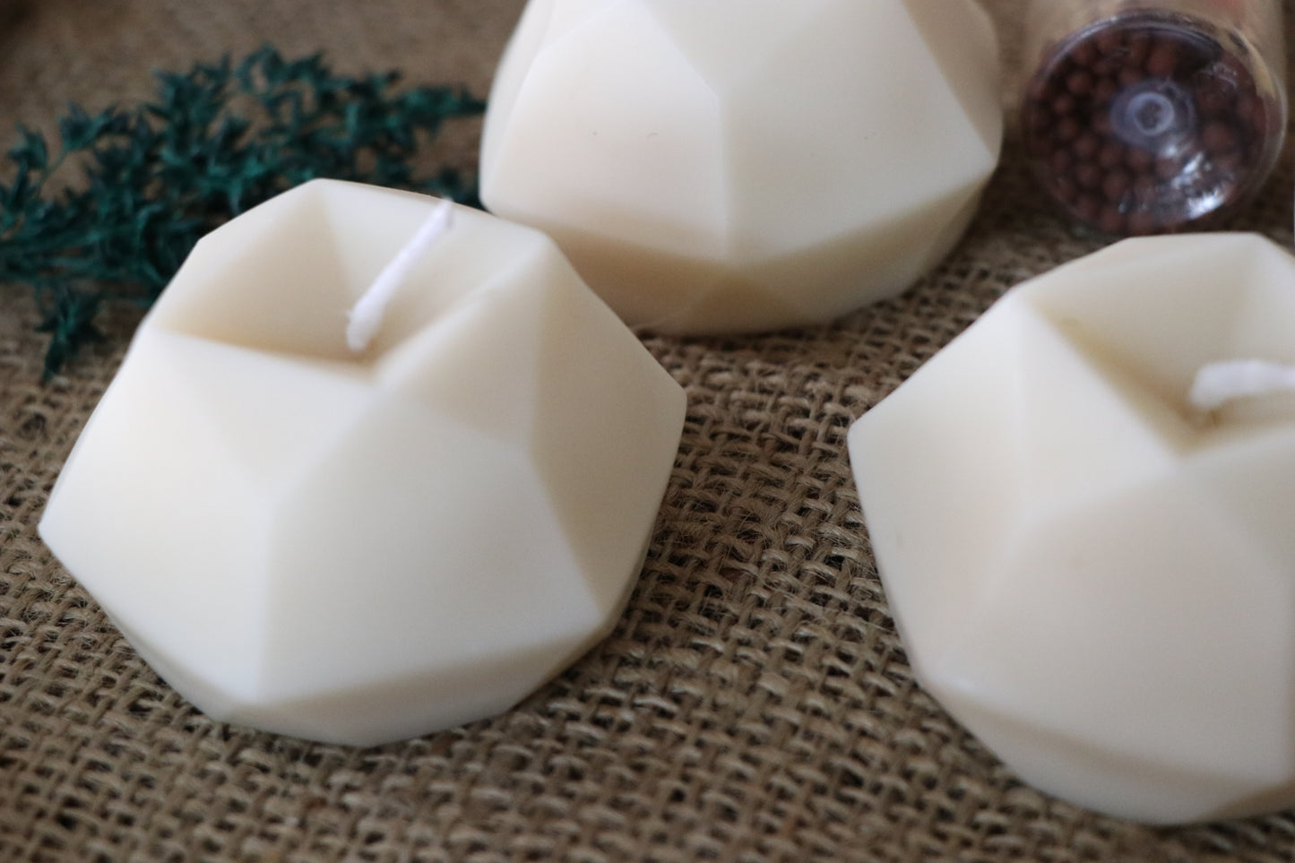 Diamond Cube Candles